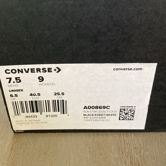 Converse Run Star Legacy Platform High-Top Sneaker - Picture 8 of 9